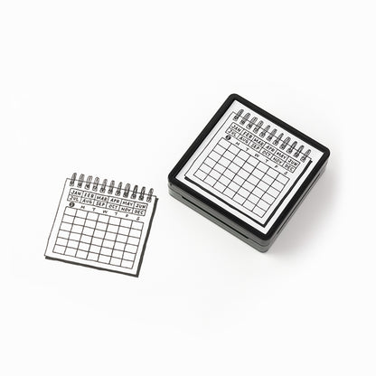 T-114 | MIDORI Paintable Stamp 浸透印 (月曆)