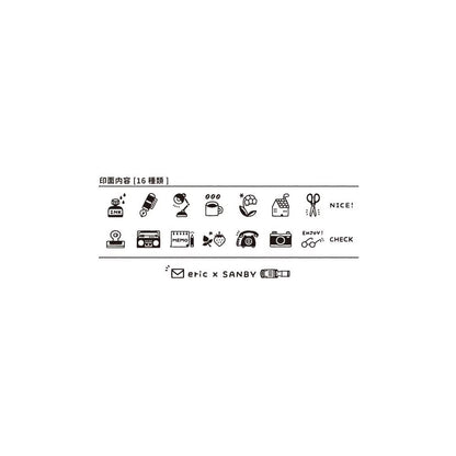 T-123 |  SANBY x eric ENDLESS STAMP 連結印章