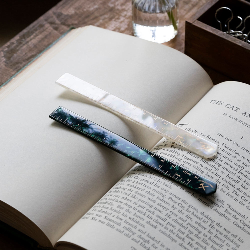 T-135A | TOOLS to LIVEBY 復古鏡框尺 (白)