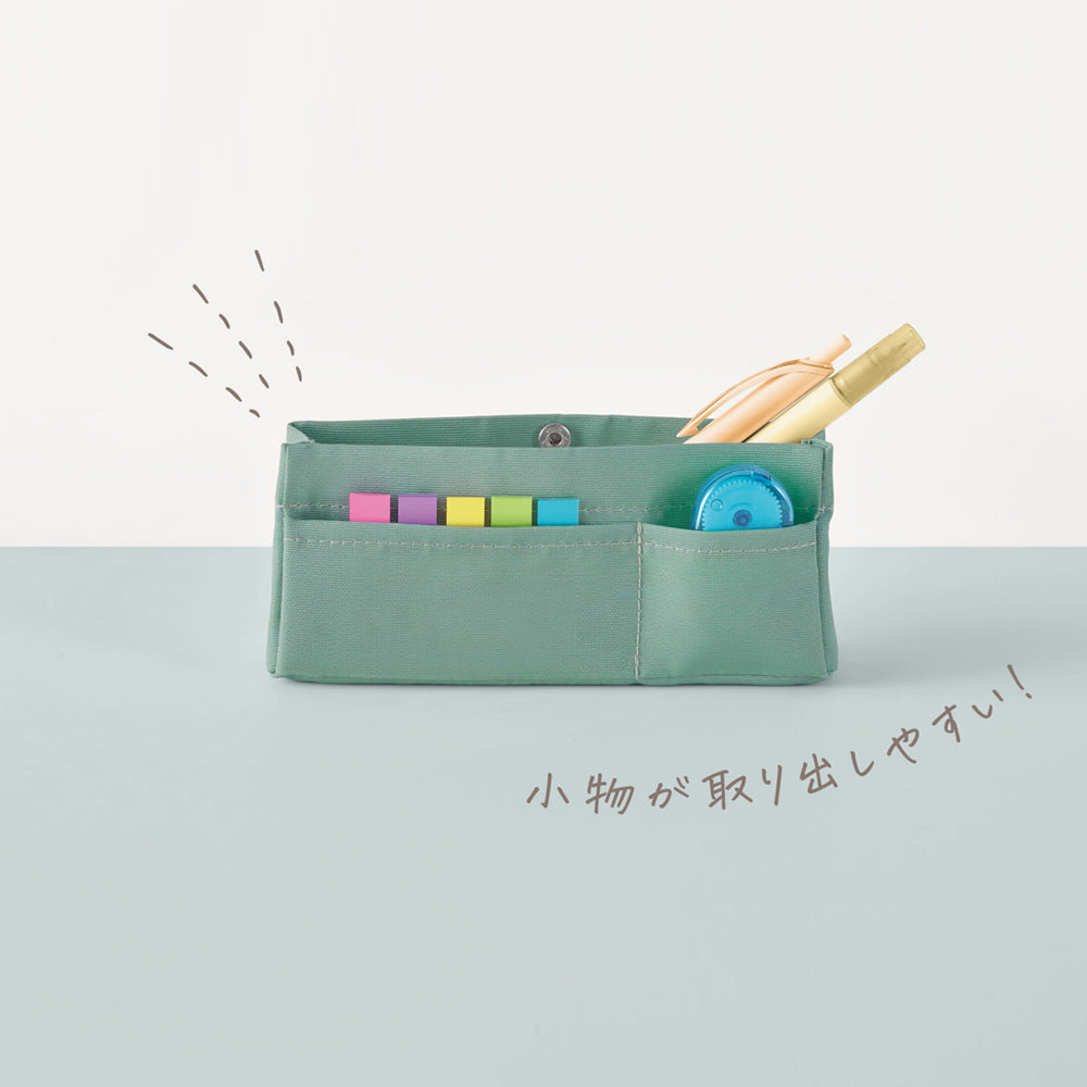 T-140D | KOKUYO Piiip 收納筆袋 (奶茶色)