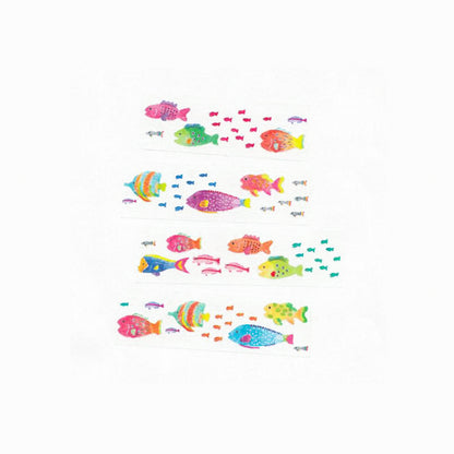 T-145 | AIUEO 和紙膠帶 (魚)