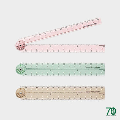 T-162 | MIDORI 折疊式多功能尺 70周年限定版 (30cm)