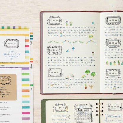 T-206 | MIDORI Paintable Stamp 日期回轉印 (貓咪)