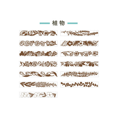 T-221A | SHACHIHATA 橡皮回轉印章 (植物)