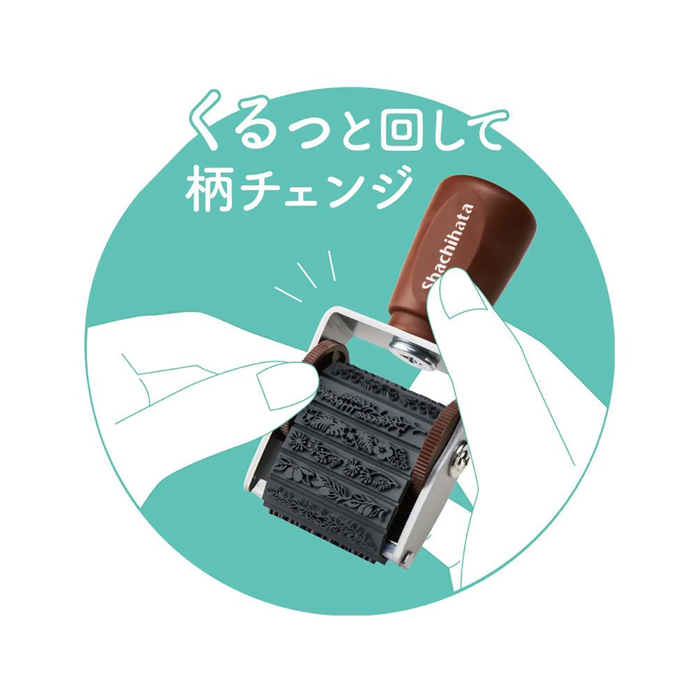 T-221B | SHACHIHATA 橡皮回轉印章 (猫)