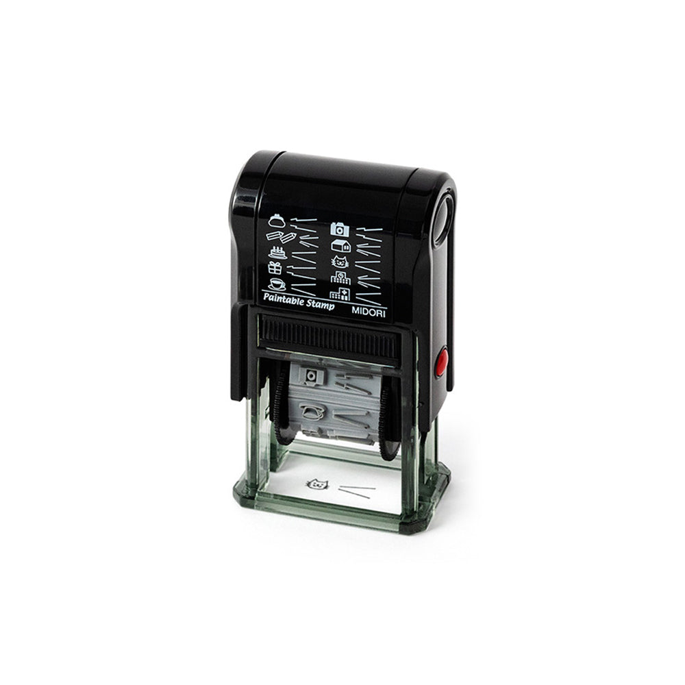 T-235 | MIDORI Paintable Stamp 回轉印 (對話框)