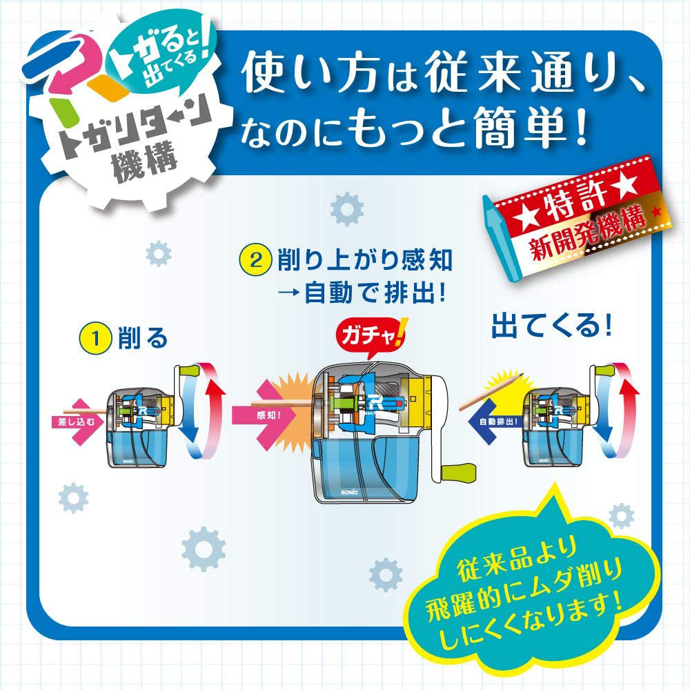 T-95 | SONIC TOGA RETURN 手動鉛筆刨 (透明特別版)