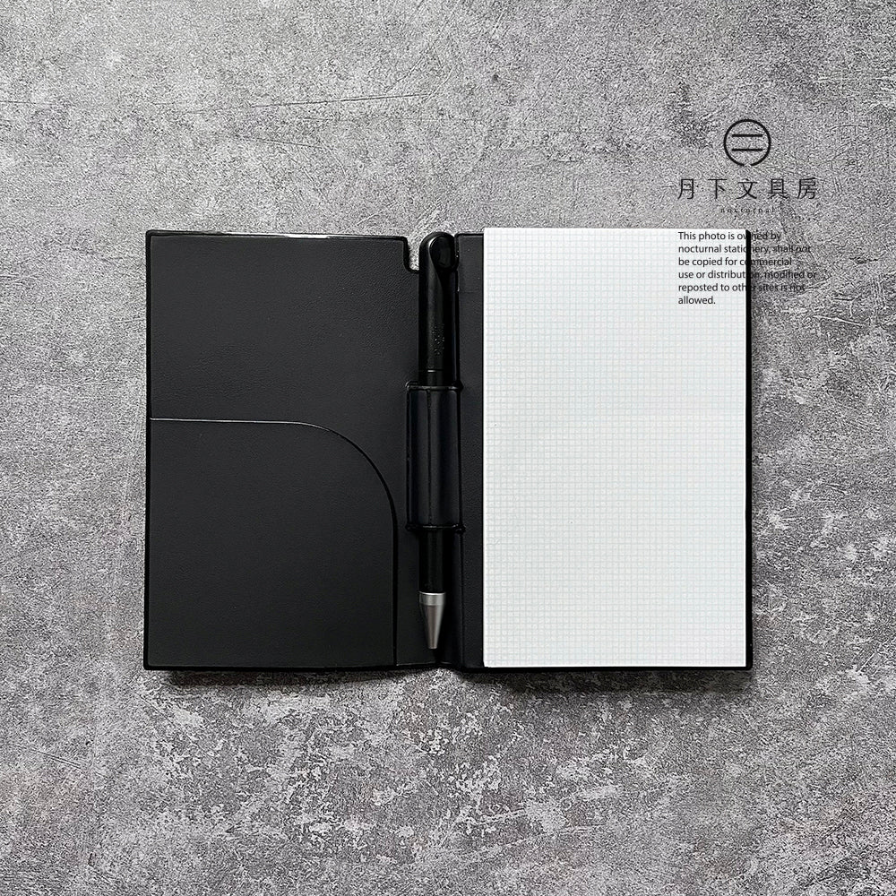 B-46A | kleid stationery memo & pen RF 記事本套裝 (黑色)