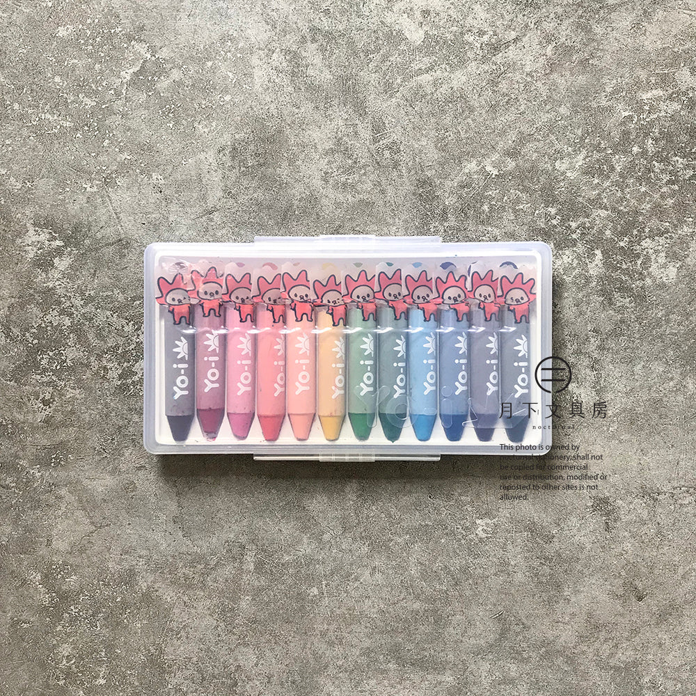 P-05 | TOMBOW Yo-i 水溶性蠟筆 (12色組)