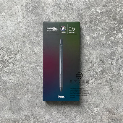 P-128 | PENTEL 20週年限量版 ENERGEL Black Colors Collection 0.5mm (6色組)