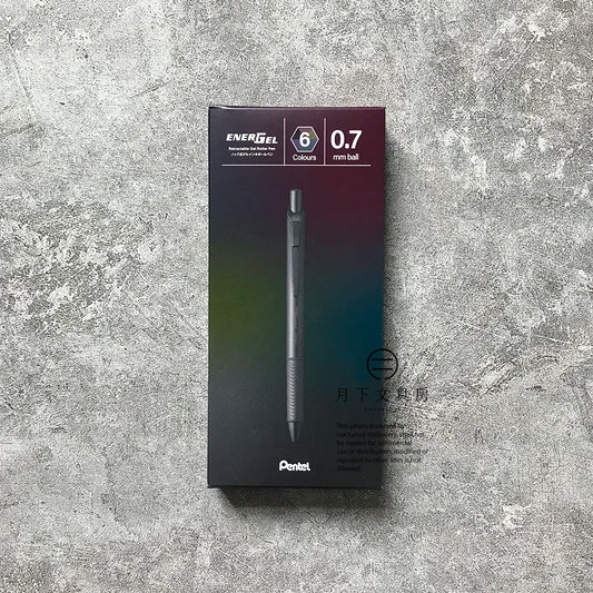 P-129 | PENTEL 20週年限量版 ENERGEL Black Colors Collection 0.7mm (6色組)