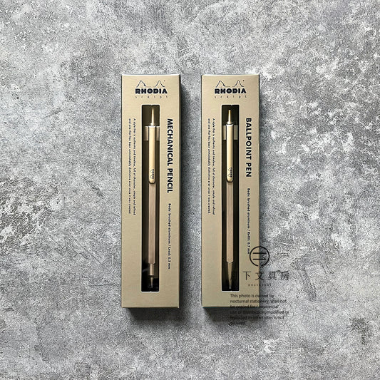P-193 | RHODIA ScRipt 原子筆 / 鉛芯筆 限定版 (香檳金)