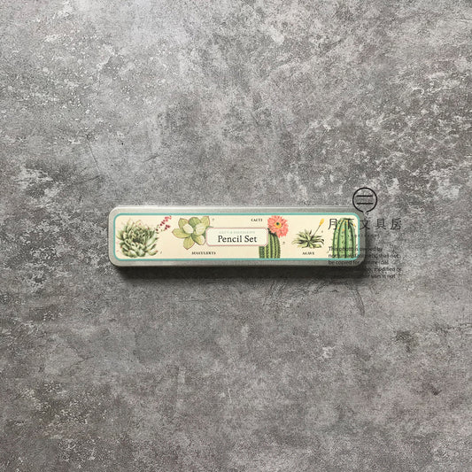 P-33B | CAVALLINI PAPERS & CO. 多肉植物主題鉛筆套裝 (10支裝)