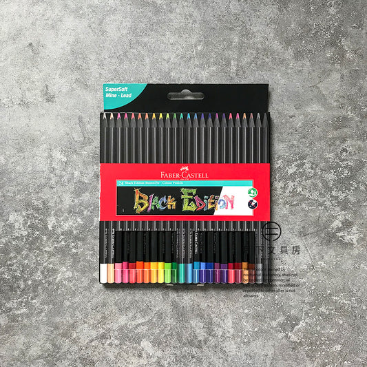 P-38 | FABER-CASTELL Black Edition 極軟油性木顏色 (24色組)
