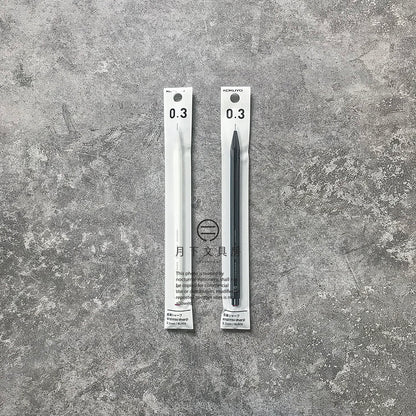 P-76A | KOKUYO enpitsu sharp 六角鉛芯筆 0.3mm (黑色/白色)