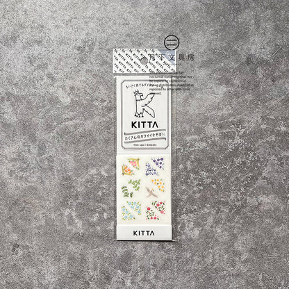 S-89 | KITTA SEAL 隨身手帳貼 (花卉)
