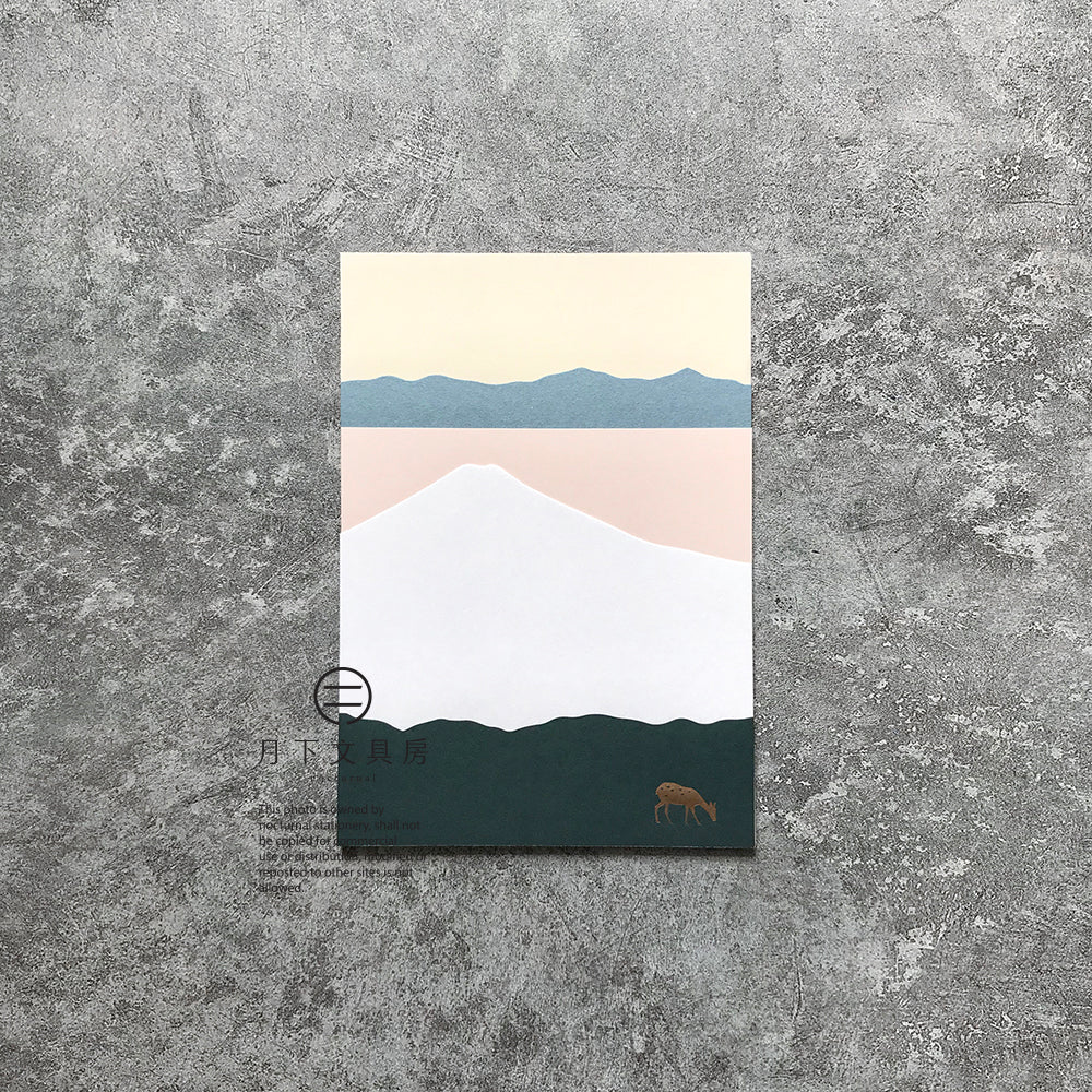 T-133B | ditto ditto a Day with Cloud 高級書寫紙套裝 (mt. fuji x deer)