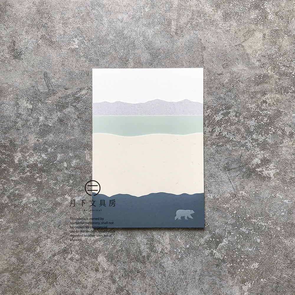 T-133C | ditto ditto a Day with Cloud 高級書寫紙套裝 (polar bear x penguin)