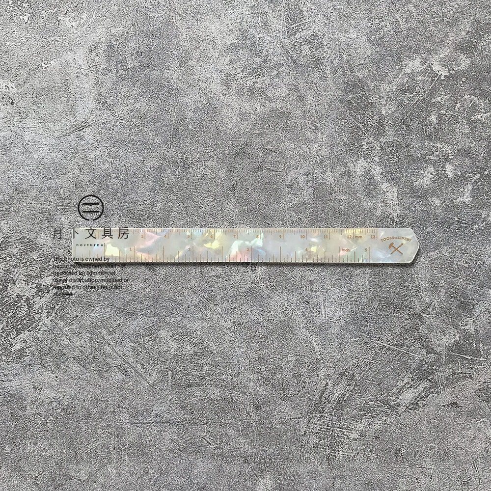 T-135A | TOOLS to LIVEBY 復古鏡框尺 (白)