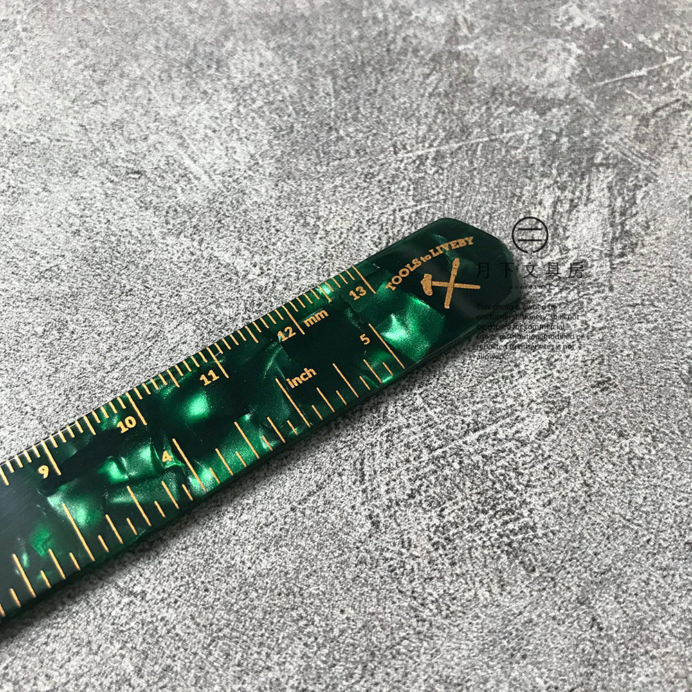 T-135B | TOOLS to LIVEBY 復古鏡框尺 (綠)